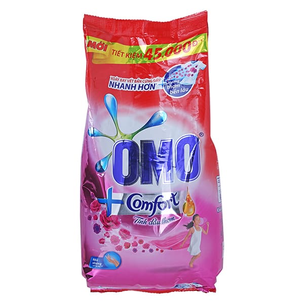 OMO Plus Comfort Magic Attar Powder Laundry Detergent 720G | Export Horeco