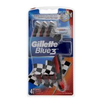 Gillette Blue 3 Disposable Razor Pack 4’S